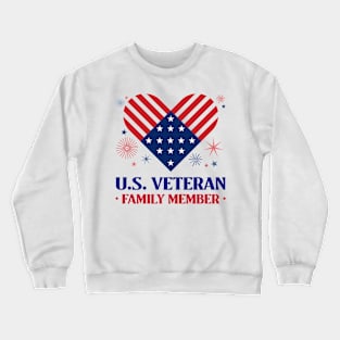 US Veteran Family Crewneck Sweatshirt